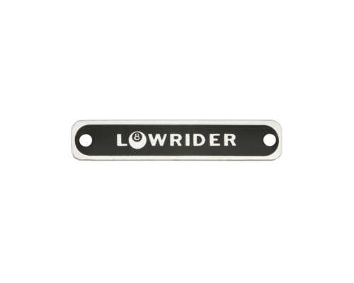 2020 low rider s laydown license plate